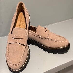 Tan Suede Loafers